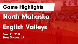 North Mahaska  vs English Valleys  Game Highlights - Jan. 11, 2019