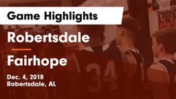 Robertsdale  vs Fairhope  Game Highlights - Dec. 4, 2018