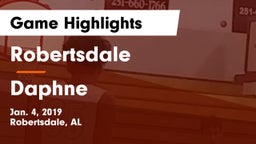 Robertsdale  vs Daphne  Game Highlights - Jan. 4, 2019