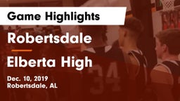 Robertsdale  vs Elberta High  Game Highlights - Dec. 10, 2019