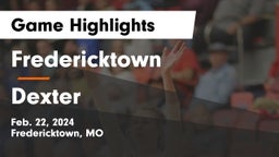 Fredericktown  vs Dexter  Game Highlights - Feb. 22, 2024
