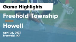 Freehold Township  vs Howell  Game Highlights - April 26, 2023