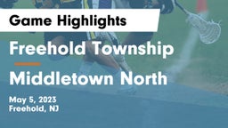 Freehold Township  vs Middletown North  Game Highlights - May 5, 2023