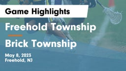Freehold Township  vs Brick Township  Game Highlights - May 8, 2023