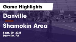 Danville  vs Shamokin Area  Game Highlights - Sept. 20, 2023