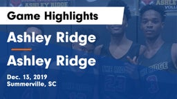 Ashley Ridge  vs Ashley Ridge  Game Highlights - Dec. 13, 2019