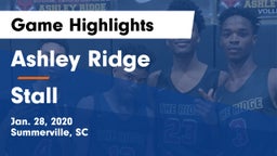 Ashley Ridge  vs Stall  Game Highlights - Jan. 28, 2020