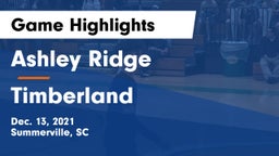 Ashley Ridge  vs Timberland  Game Highlights - Dec. 13, 2021