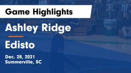 Ashley Ridge  vs Edisto  Game Highlights - Dec. 28, 2021