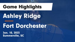 Ashley Ridge  vs Fort Dorchester  Game Highlights - Jan. 10, 2023