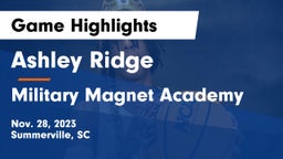 Ashley Ridge  vs Military Magnet Academy  Game Highlights - Nov. 28, 2023