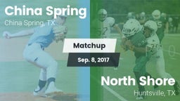 Matchup: China Spring High vs. North Shore  2017