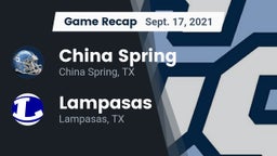 Recap: China Spring  vs. Lampasas  2021