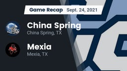 Recap: China Spring  vs. Mexia  2021
