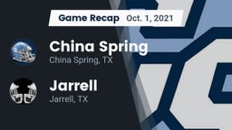 Recap: China Spring  vs. Jarrell  2021