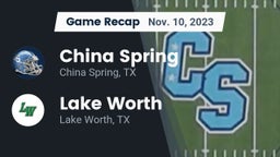 Recap: China Spring  vs. Lake Worth  2023