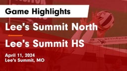 Lee's Summit North  vs Lee's Summit HS Game Highlights - April 11, 2024
