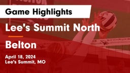 Lee's Summit North  vs Belton  Game Highlights - April 18, 2024