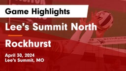 Lee's Summit North  vs Rockhurst  Game Highlights - April 30, 2024
