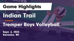 Indian Trail  vs Tremper Boys Volleyball Game Highlights - Sept. 6, 2023