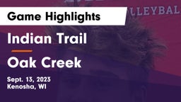 Indian Trail  vs Oak Creek  Game Highlights - Sept. 13, 2023