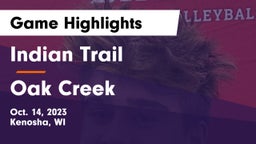 Indian Trail  vs Oak Creek  Game Highlights - Oct. 14, 2023