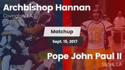 Matchup: Archbishop Hannan vs. Pope John Paul II 2017