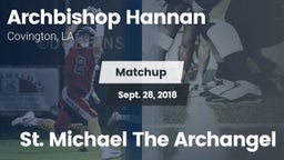 Matchup: Archbishop Hannan vs. St. Michael The Archangel 2018