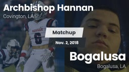Matchup: Archbishop Hannan vs. Bogalusa  2018