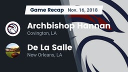 Recap: Archbishop Hannan  vs. De La Salle  2018