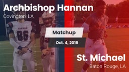 Matchup: Archbishop Hannan vs. St. Michael  2019