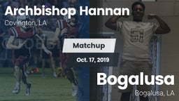 Matchup: Archbishop Hannan vs. Bogalusa  2019