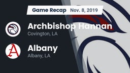 Recap: Archbishop Hannan  vs. Albany  2019