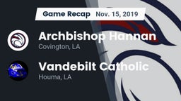 Recap: Archbishop Hannan  vs. Vandebilt Catholic  2019