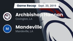 Recap: Archbishop Hannan  vs. Mandeville  2019