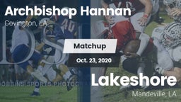 Matchup: Archbishop Hannan vs. Lakeshore  2020