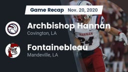 Recap: Archbishop Hannan  vs. Fontainebleau  2020