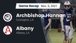 Recap: Archbishop Hannan  vs. Albany  2021