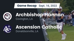 Recap: Archbishop Hannan  vs. Ascension Catholic  2022