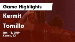 Kermit  vs Tornillo  Game Highlights - Jan. 15, 2019