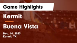 Kermit  vs Buena Vista  Game Highlights - Dec. 14, 2023