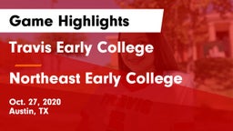 Travis Early College  vs Northeast Early College  Game Highlights - Oct. 27, 2020