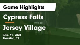 Cypress Falls  vs Jersey Village  Game Highlights - Jan. 31, 2020