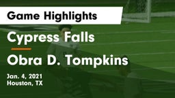 Cypress Falls  vs Obra D. Tompkins  Game Highlights - Jan. 4, 2021