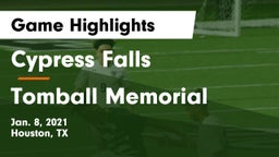 Cypress Falls  vs Tomball Memorial  Game Highlights - Jan. 8, 2021