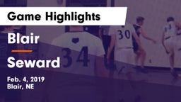 Blair  vs Seward  Game Highlights - Feb. 4, 2019