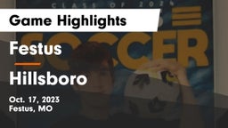 Festus  vs Hillsboro  Game Highlights - Oct. 17, 2023