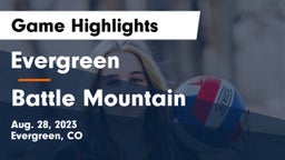 Evergreen  vs Battle Mountain  Game Highlights - Aug. 28, 2023
