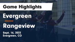 Evergreen  vs Rangeview  Game Highlights - Sept. 16, 2023