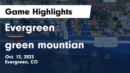Evergreen  vs green mountian Game Highlights - Oct. 12, 2023